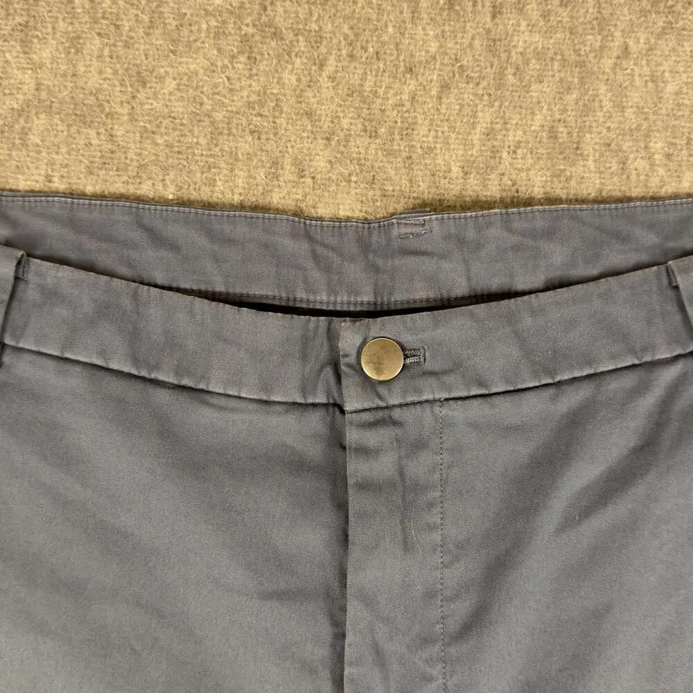 Lululemon Shorts Mens 38 Blue Chino 9 Inch Inseam Flat Front Casual Summer